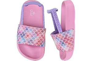 LANIVIC Sandali Estive Ragazzi Ragazze Pantofole da Piscina Banda Elastica Antiscivolo Bambini Ciabatte da Spiaggia ada Interno E da Esterno