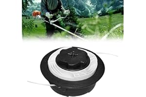 HUIKUANGEU Cabezal de Corte,Cabezal Desbrozadora,Cabezal de Corte Universal,Autocut C6-2 para Stihl FS38 FS40 FS45 FS50 FSE60 FSE71 FSE81 FSA60R FSA86R KM56R KM94R,Herramienta de Jardín