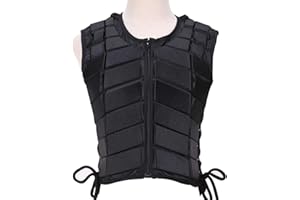DSFSAEG Unisex Equestrian Protective Vest, Professional Horse Riding Vest Padded Safety Horse Riding Gear Body Protector Kids Horse Protective For Kids Adult