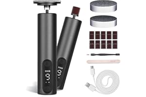 Jianyana Lima Electrica Pies Durezas 2 En 1，9 Velocidades Ajustables Con Pantalla Digital Pedicura Profesional Para Pies Limador De Durezas Electrico Con 2 Cabezales De Pulido Reemplazables