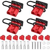 Battery Terminal Connector Spurtar 50A 6 AWG Battery Quick Connect/ Disconnect (2 Pack), 12-36V Car Quick Connector, Battery Terminal For Car ATV Lifts Motors Trailer Towing Wire Connectors