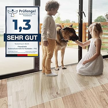 Belle Vous Zware Transparante Stoelvloermat L120 X H120cm Doorzichtig Gemakkelijk Glijdend Antislip Vloerkleed En Harde Vloer Beschermer Voor Thuis Op Kantoor 664903329