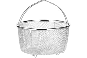 YOSOO HEALTH GEAR Kosz do gotowania na parze z nierdzewnej stali, wygodne, odpornye na wysokie temperatury uchwyt, do kuchni, sikt do durszlaka i smażenia