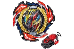 EITO Toupie Burst avec Launcher (B-184) Gyro Métal Super Combat Jouets Classiques pour Enfants Adulte (002) (b-191)