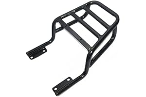 AEspares Portaequipajes trasero para Royal Enfield Interceptor 650, color negro