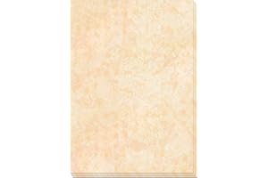 THE LAZY PANDA CARD COMPANY Paper-Media Lot de 25 feuilles de papier à lettre vintage Format A4 130 g