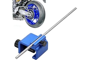 Kasmole Outil d'alignement de chaîne de Moto, Outil d'alignement de chaîne,Outil de chaîne de Moto en Alliage d'aluminium - Kit d'entretien précis de chaîne de pignon, pour Le réglage de la chaîne de