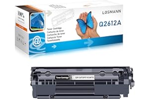 LOSMANN 1x toner kompatybilny z Q2612A 12A FX9 FX10 CAN703 do HP Laserjet 1010 1012 1015 1018 1020 1022 1022N 1022NW 3015 3015AIO 3020 3020AIAIO O 303030 3030AIO 3050 3050Z 3052 3055 M1005MFP