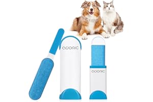 ADORIC Brosse pour animaux de compagnie,brosse pour animal domestique,brosse à peluches,poils d’animaux de compagnie avec retirer Chien Chat Cheveux (Bleu)