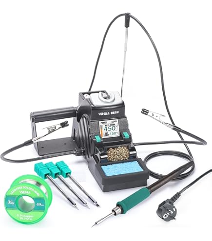 EJ.life Fer à Souder Portable Fer à Souder électrique 65W L245 Support