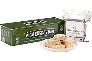 BDH Barres de ration alimentaire d'urgence, nourriture de survie avec boîte en étain, 20 ans de long, pour camping, urgence, tempête de neige, kit de préparation aux catastrophes, saveur originale