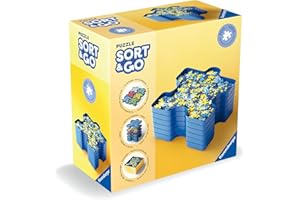 Ravensburger Puzzle Accessories - Sorting Trays - Suitable for Jigsaws up to 1000 Pieces