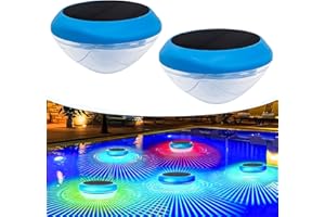 Funmo Luces solares para piscina flotantes, decoran y dan vida a tus noches de piscina. Lámparas LED recargables por energía solar, resisten agua, nieve y lluvia.