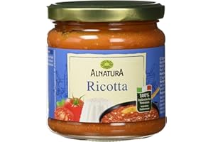 Alnatura Tomatensauce Ricotta Glas, 350 ml