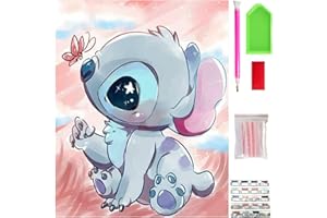 NASHRIO DIY 5D Diamond Painting Kit Principianti, Kit Punto Croce Completo per Adulti e Hobbisti, Regali per Bambini, Decorazione Pittura per Soggiorno, Camera da Letto, Quadri con Perline 40 x 30 cm.