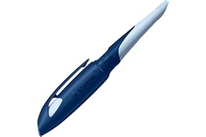 STABILO - EASYbirdy 3D DreamWorld, Stylo Plume Enfant, 1 stylo Plume, Droitier, Bleu