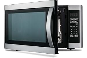 Techomey Four Micro-ondes Grill, 42L, 1100W, Grill jusqu'à 1400W, Cuisson Combinée, 11 Niveaux de Puissance, Multifonctions, Plateau Tournant, Cuisson Maximum 99min et 99s