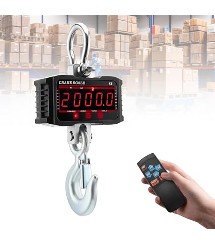 KERN Hängewaage HCB 1T-3 – 1000 Kg Wägebereich, Produktbild-Vorschau 1