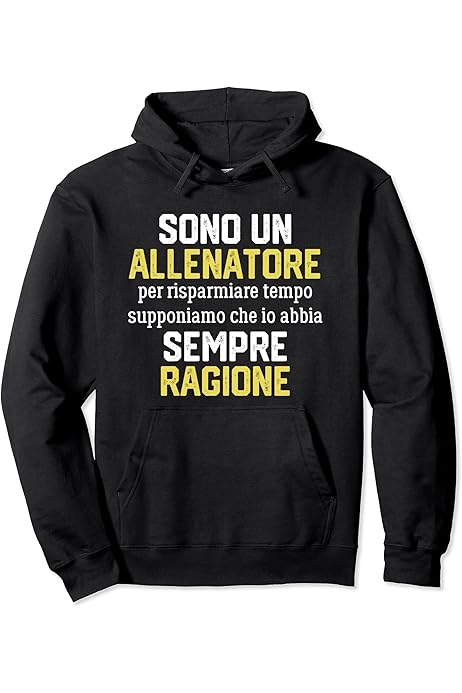 Felpa Con Cappuccio Per Allenatore Di Pallavolo - Design Divertente, Regalo Ideale
