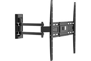 Meliconi CME EDR 400 - Supporto TV con doppio braccio per poter ruotare e inclinare la tv, Adatto per Tv, a Schermo Piatto da 40 a 55 pollici, Made in Italy