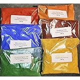 Pigmente, Eisenoxid, 6 verschiedene Farbtöne je 100g (€ 2,80/100g)