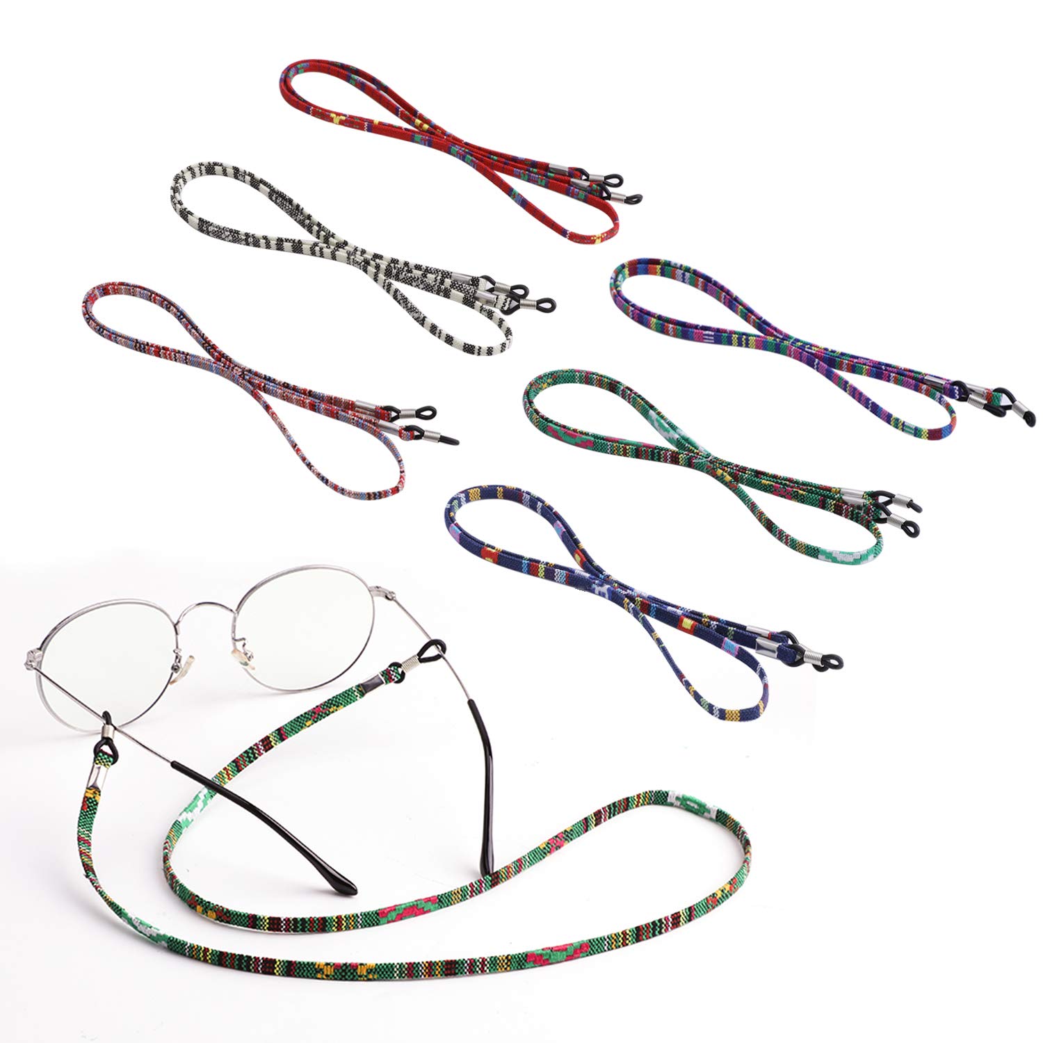 Hifot-Correa-Gafas-6-Piezas-Cuerda-Gafas-de-Sol-Retenedor-Cadenas-Gafas-Lectura-para-Mujer-Hombre-nio