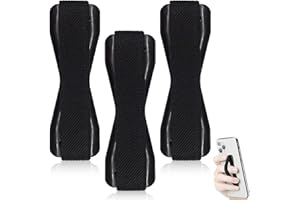 KKVOGMLE 3 Stück Premium Smartphone Fingerhalter Handy Halter, Einhandbedienung Handy Halter Fingerhalter Griff Halter, Selfie Handy Halter Selbstklebender Handy Griff