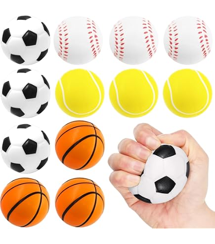 Produktbild von 12 Stück Schaumstoffbälle Softball Schaumstoff Tennsbälle 6cm Knder
