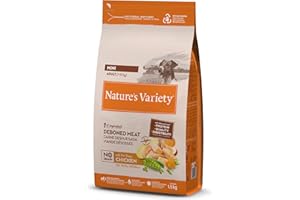Nature's Variety No Grain Pienso para Perros Adultos con Mini con Pollo - 1,5kg