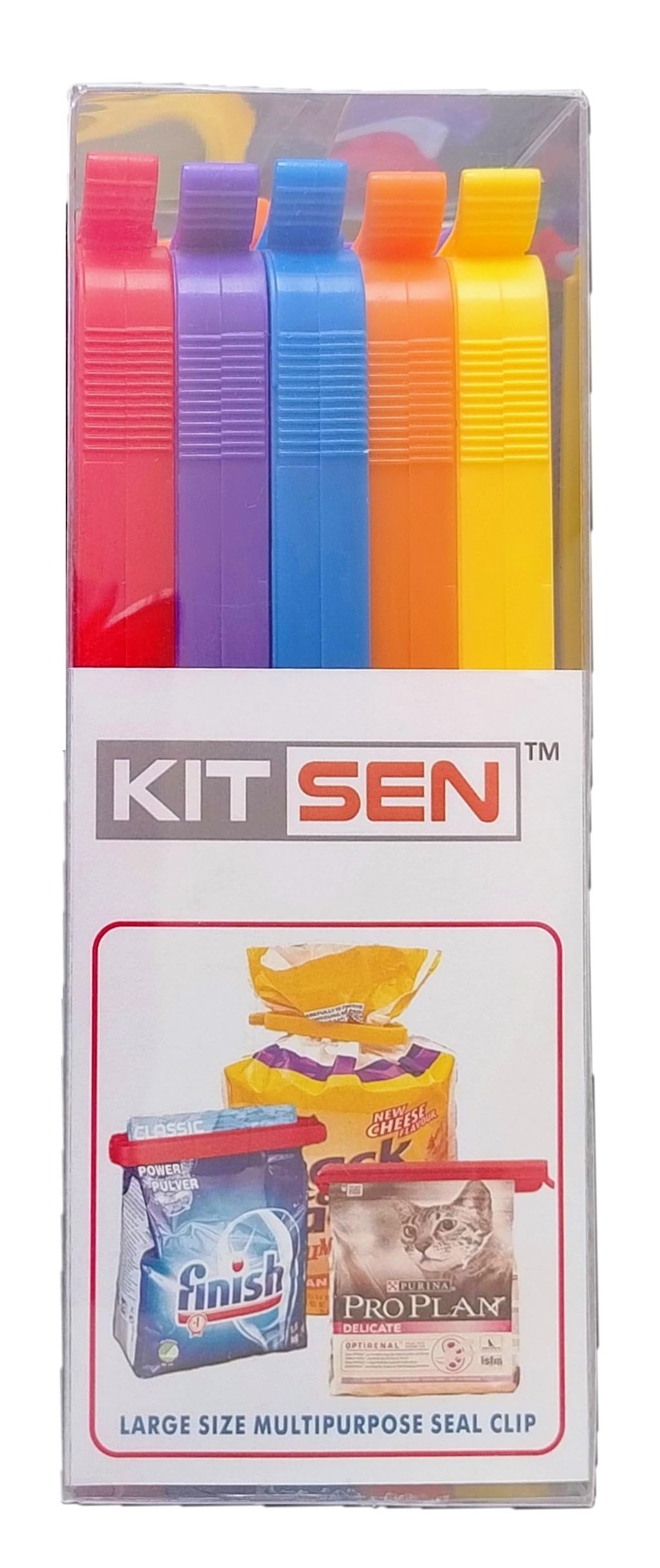 KITSEN Large Seal Clips: Lock in Freshness with Extra Large Plastic Airtight Clips