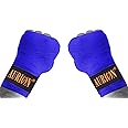 Aurion 3434 Canvas Boxing Hand Wraps, 108-inch (Black/Red/Blue)
