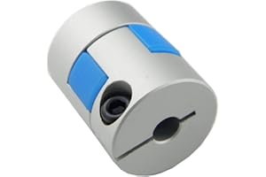 CHANCS D20 L25 Plum Model Motor Shaft Coupling Flexiable Coupler Aluminium Inner Diameter 6mm to 6mm for Servo Stepped Motor