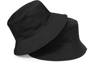 TAGVO XXL Cappello da Pescatore Reversibile, Cappello da Sole Cotone Pieghevole, Uomo Donna Estivo UV Protezione Bucket Hat per Spiaggia All'aperto 60-66cm