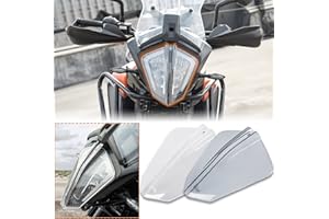 TAZGANTAX Protector de Pantalla para Faros Delanteros para 390 790 890 ADV Protector de Pantalla para Faros Compatible con K.T.M 390/SW 790 Adventure 890 Adventure ADV S R 2019 2020 2021 2022 (Claro)