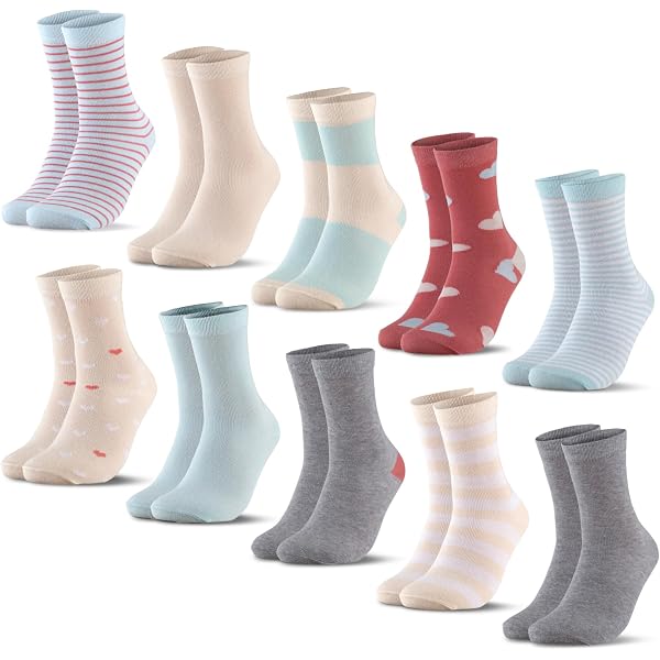 Vitsocks Lot De 3 Paires Chaussettes Enfant 98% Coton - Taille 27-30 - Mi-Mollet Confortable - Garçon Et Fille