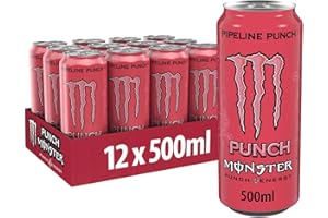WOWBOXME Monster Energy Drink 12x500ml (Pipeline Punch Energy)