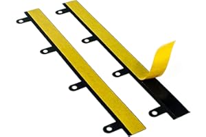 LEO'S LEO’s - 100 Stück Abheftvorrichtung selbstklebend mit 4 Abheftlaschen in Schwarz (280 mm) - Abheftstreifen zum Kleben ungeschlitzt - Selbstklebende Heftstreifen für Mappen, Ordner, Hefte und Akten