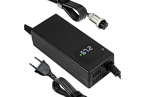 67,2 V 2A GX16-3 hona laddare för 60 V litiumjonbatteri - elcykel med LED-skärm