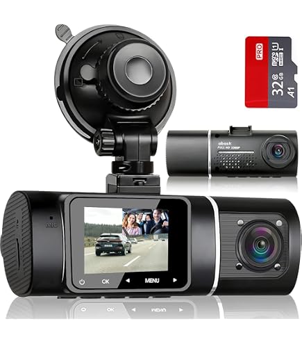 4-kanaals CAMECHO dashcam auto 1080p, 360° rondom zicht met 4 verstelbare camera's, 3,16 inch display, achteruitrijhulplijnen, IR-nachtzicht, bewegingsdetectie, loopopname, eenvoudige montage 4-kanaals CAMECHO dashcam auto 1080p, 360° rondom zicht met 4 verstelbare camera's, 3,16 inch display, achteruitrijhulplijnen, IR-nachtzicht, bewegingsdetectie, loopopname, eenvoudige montage
