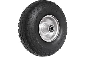 PRODUCTPRO Product Pro 10" Pneumatic Wheel 4.10/3.50-4 Offset Hub for 16mm Axle Shaft