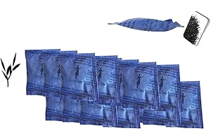 CONNY CLEVER Bester Bambuskohle Geruchsabsorber und Lufterfrischer, getesteter Kühlschrank- und Kleiderschrankdeodorisierer, entfernt ungewollte Gerüche, verhindert Schimmel und Bakterien, hält bis zu 2 Jahre