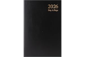 ARTH 2026 A5 Diary Page per Day Black