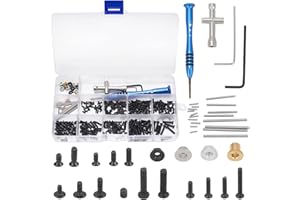 AHANDMAKER Outil de Réparation de Kit de Vis RC, M2 M2.5 M3 vis Boulon et Écrous Clé Allen Bras Oscillant Broche Vis Kit pour 1/14 pièces de Rechange de Voiture RC