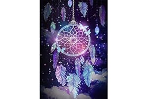 QENSPE Diamond Painting Kit Completo, Atrapasueños Diamond Art 5D Cuadro Diamante para Adultos Niños, DIY Rhinestones Bordado Punto de Cruz para Decoración Hogar 30x40cm Mariposa