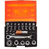 Bahco 2058/S26 Ratchet Socket Bit Set, 26 Pieces