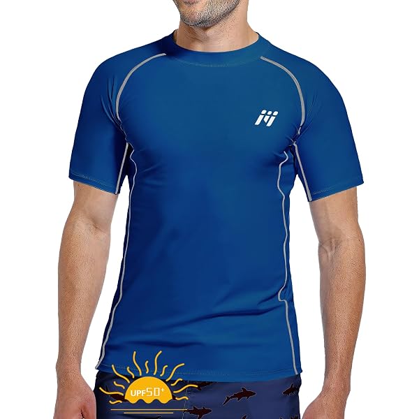 Herren Rashguard Mit Kapuze – UV-Schutz 50+, Schnell Trocknend, Atmungsaktiv, Für Sport & Outdoor