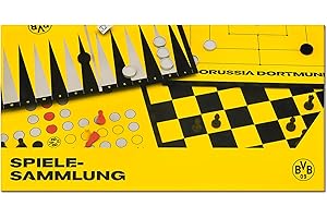 Borussia Dortmund Unisex – kolekcja gier BVB dla dorosłych, wielokolorowa, jeden rozmiar