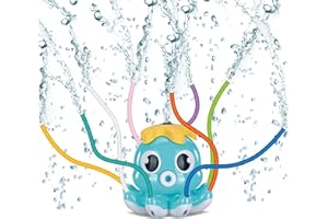 Tosekry Jeux Exterieur Enfant, Jeux d'eau Enfant Exterieur Jouet Enfant 3 4 5 6 7 8 Ans, Aire de Jeux Exterieur Enfant Jeux Piscine Enfant Jeux d Eau Exterieur pour Enfants (Bleu)