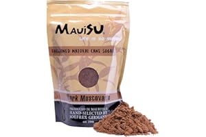 MauiSu - Dark Muscovado Rohrzucker - 500g - ohne Zusatzstoffe - dunkler Rohrzucker- für Bubble Tea geeignet
