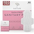 AZAH Sanitary Pads for Women Regular [Pack of 12] 100% Rash-Free sanitary napkins | 3x More Absorption, Cottony Soft and Dry Top Cover for heavy Flow | Leak-Proof | With Disposable Bag